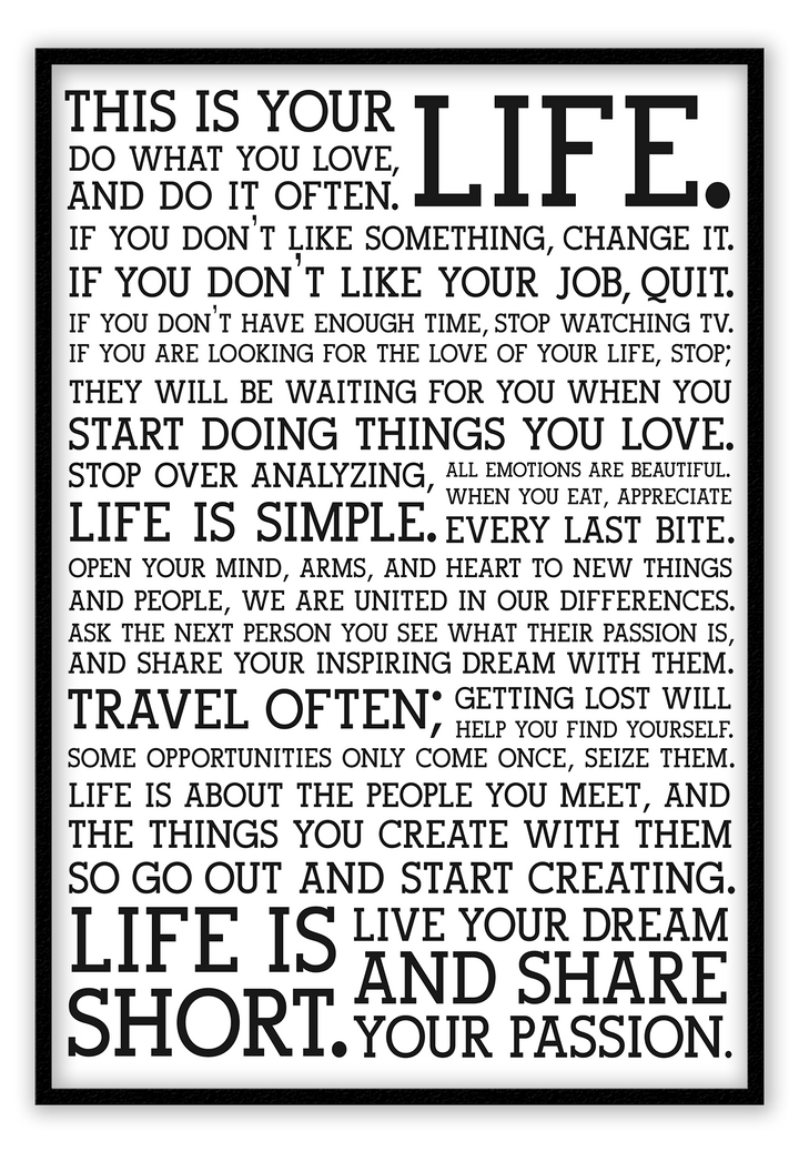 Holstee Manifesto