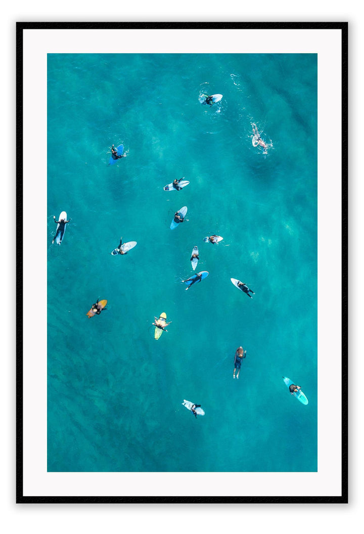 Ocean sea photography boats colourful in water ripple waves surf blue and yellow 